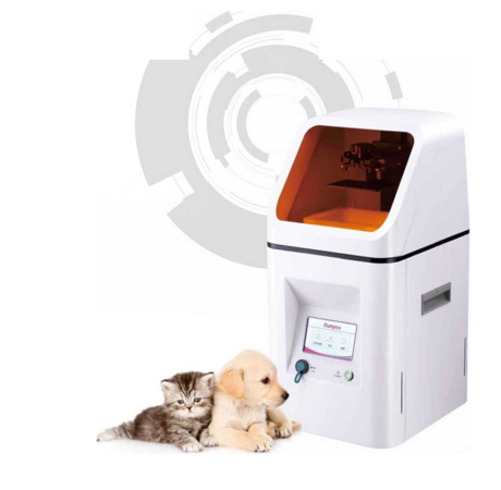 兽用宠物动物牙科3D打印机_高精度DLP光固化打印_宠物医院义齿正畸模型打印_南京福考恩